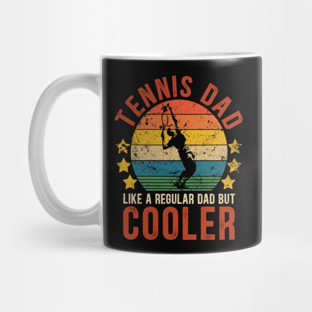 Tennis Dad Funny Vintage Tennis Father's Day Gift by Kimko